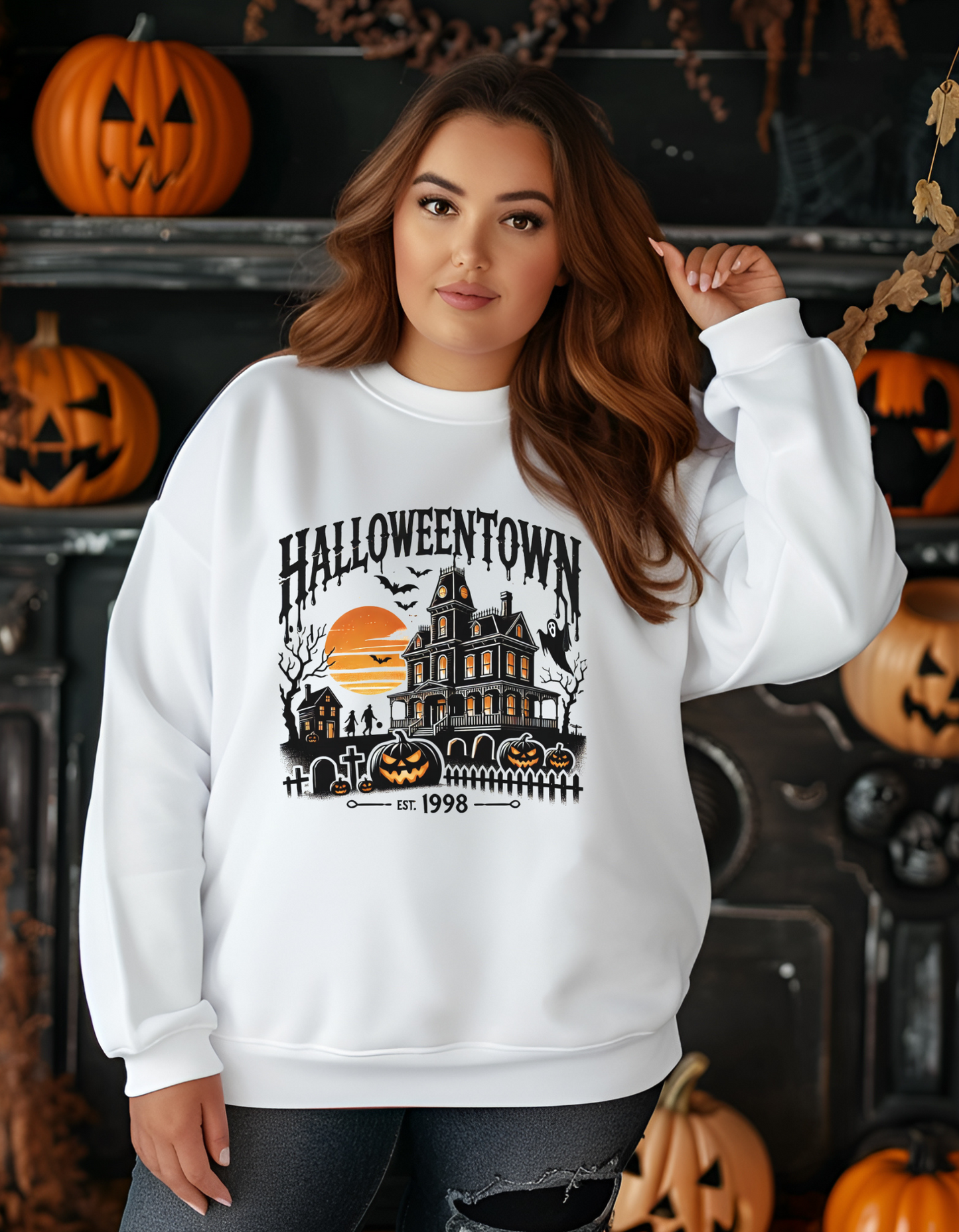 Halloweentown Cozy Halloween Sweatshirt